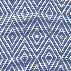 Diamond Denim/White Handwoven Indoor/Outdoor Rug Swatch