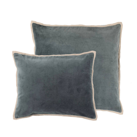 Gehry Velvet/Linen Pacific Decorative Pillow Cover