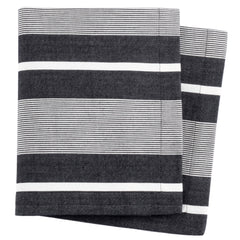 Berkeley Stripe Black Napkin Set of 4