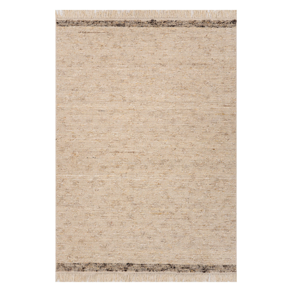 Cullen Hand Woven Wool Rug | Cream