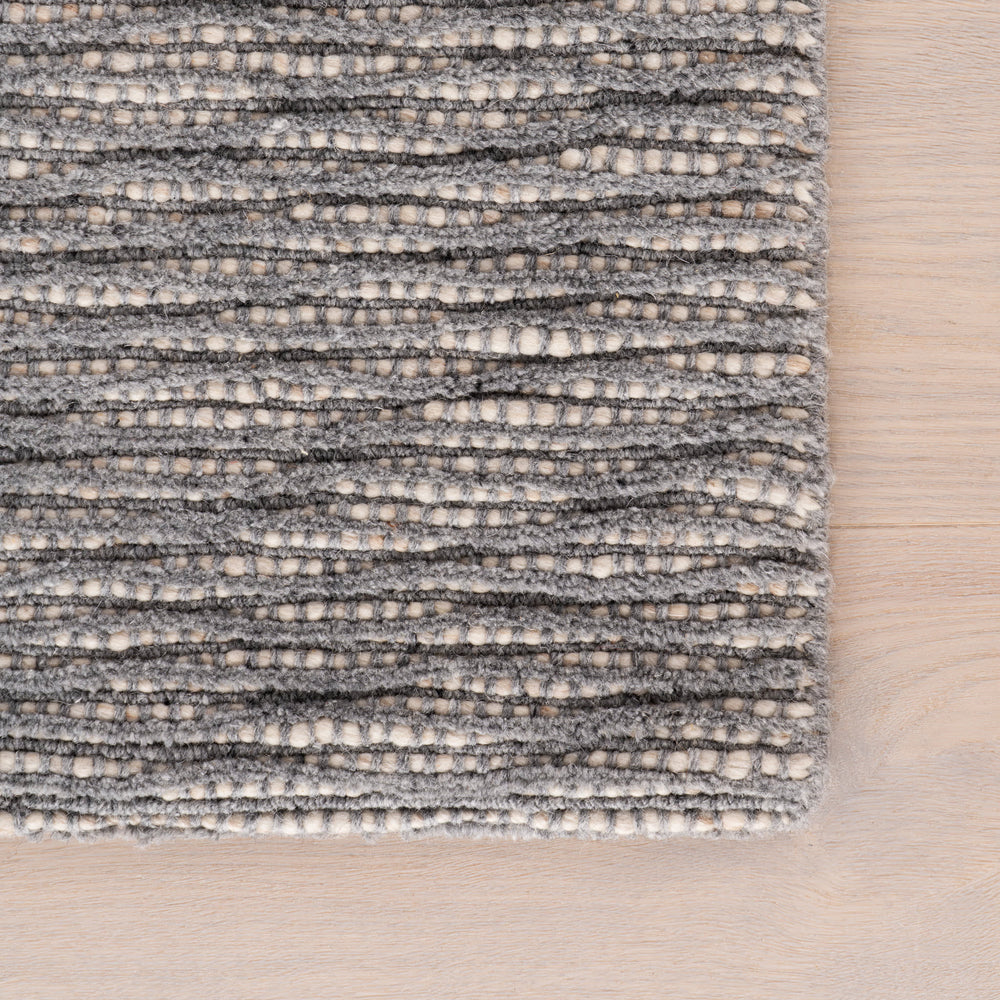 Rory Hand Loomed Wool-Blend Rug | Grey