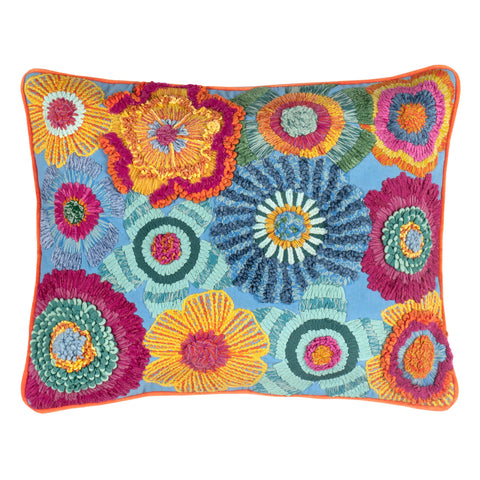 Bramble Embroidered Multi Decorative Pillow Cover