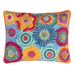 Bramble Embroidered Multi Decorative Pillow Cover