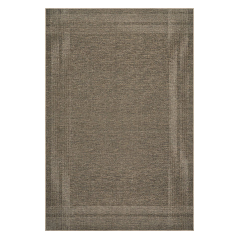 Bedford Soft Plaid Washable Rug | Brown