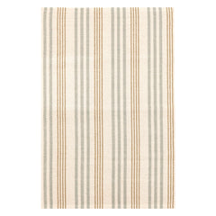 Olive Branch Handwoven Cotton Rug | Neutral