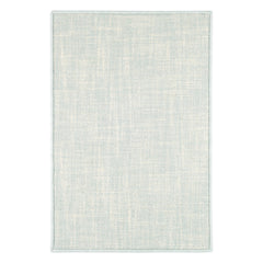 Crosshatch Sky Hand Micro Hooked Wool Custom Rug