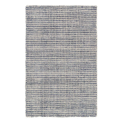 Homer Blue Hand Loom Knotted Wool/Viscose Rug