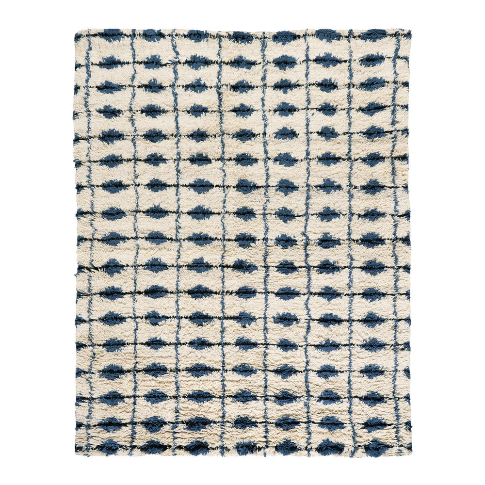 Noma Handwoven Wool Rug | Indigo