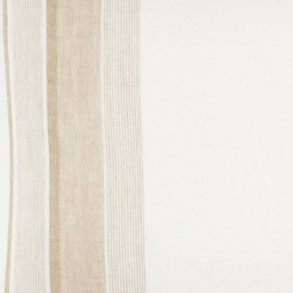 Napa Stripe Linen Swatch | Natural