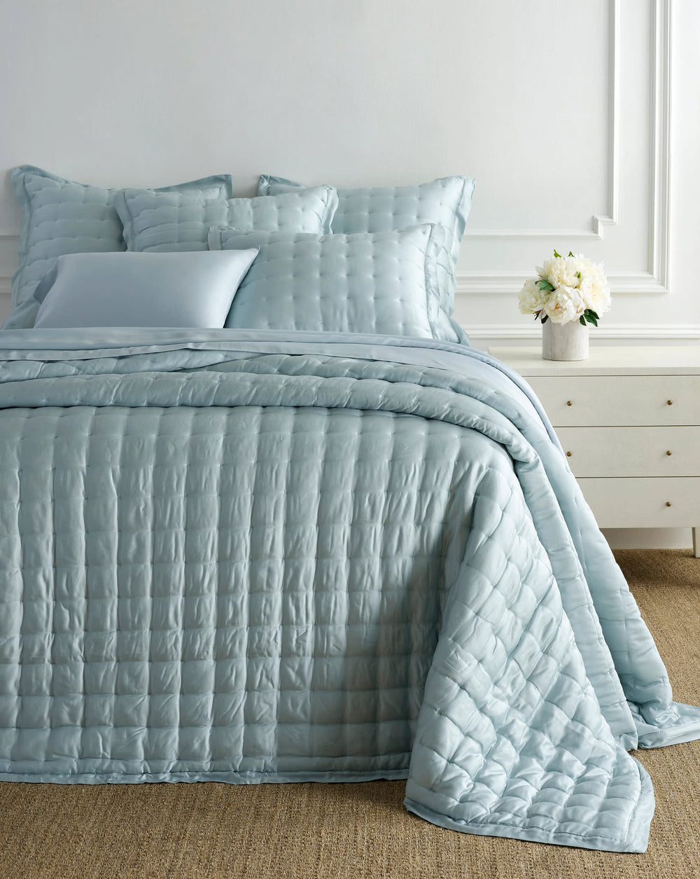 Silken Solid Puff | Robin's Egg Blue