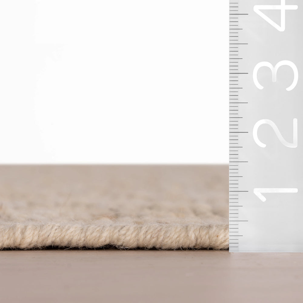Cullen Hand Woven Wool Rug | Cream