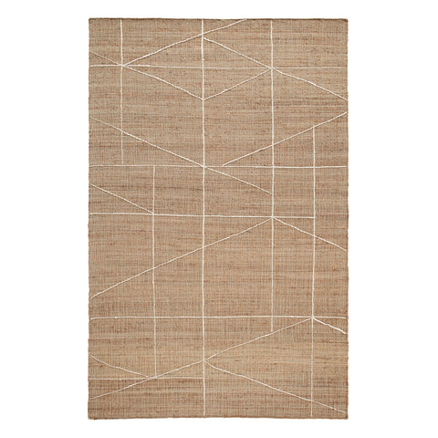 Judson Handwoven Jute Rug | Natural/Ivory
