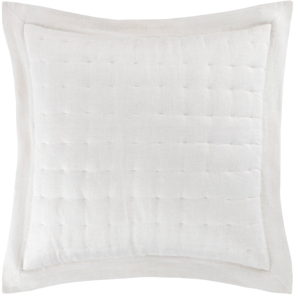 Brussels Quilted sham | Natural
