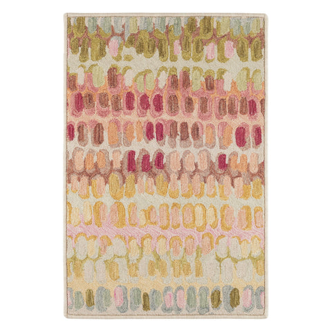Paint Chip Hand Micro Hooked Wool Custom Rug | Pastel