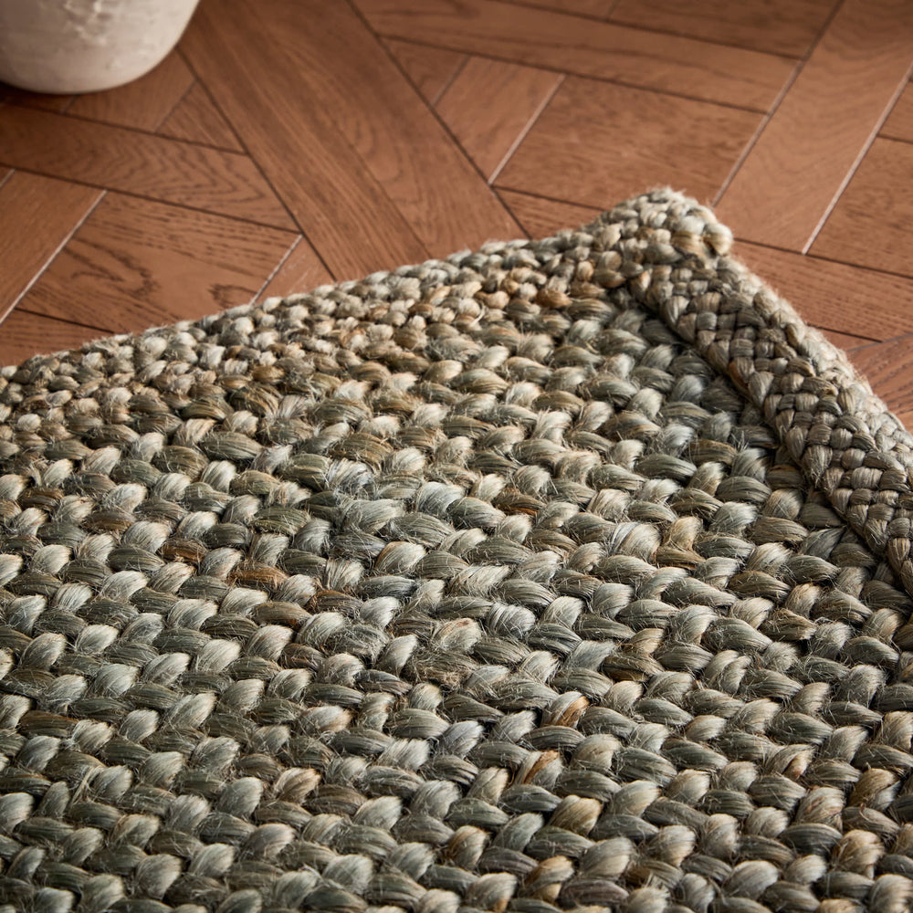Thale Textured Handmade Jute Rug | Grey