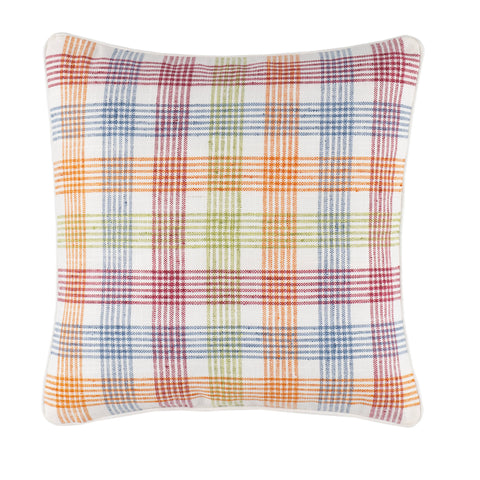 Floris Plaid Decorative Indoor/Outdoor Pillow Cover | Multi