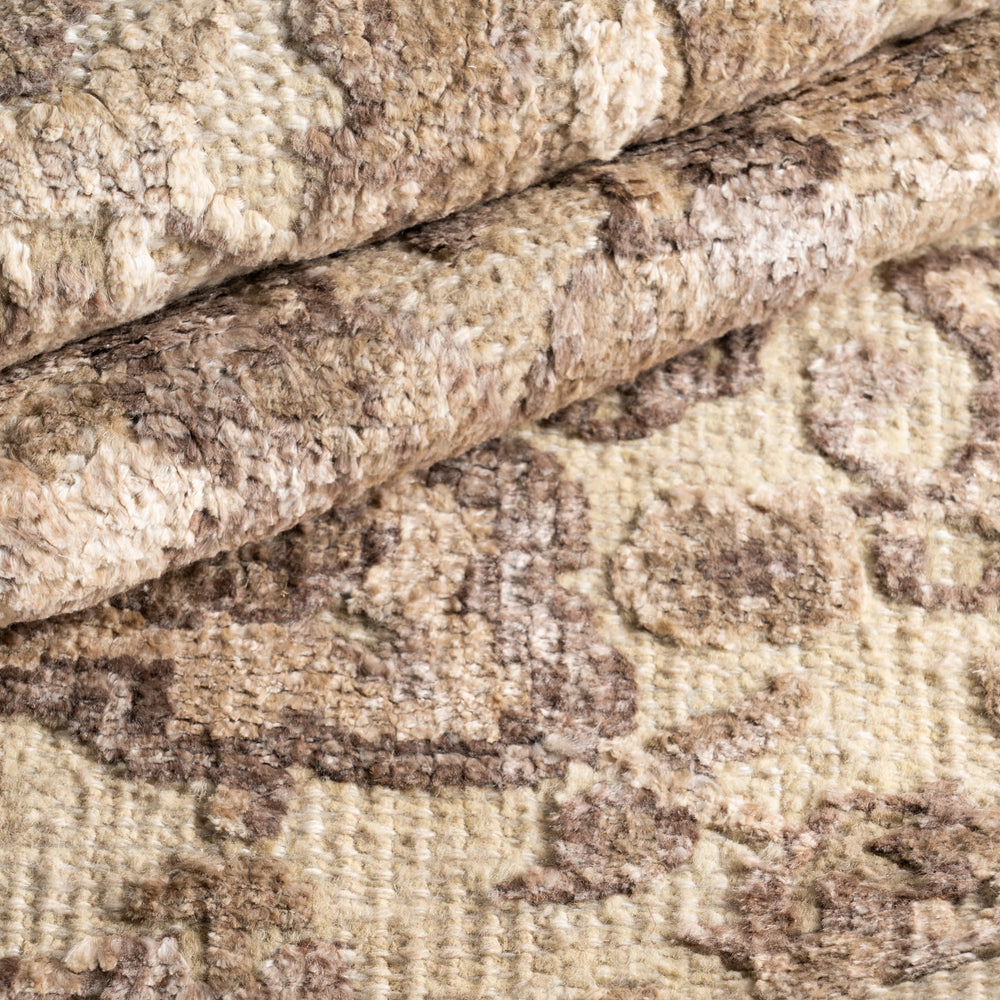 Brynne Hand Knotted Wool-Blend Rug | Rose