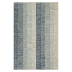 Tayo Modern Striped Indoor Rug | Blue