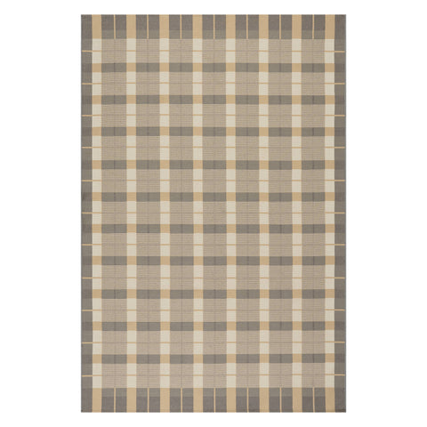 Sundara Modern Plaid Indoor Rug | Blue