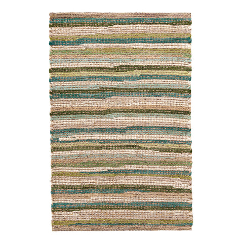 Francisco Handwoven Cotton Rug | Green