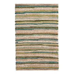 Francisco Handwoven Cotton Rug | Green