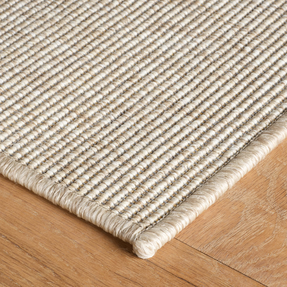 Russell Woven Indoor/Outdoor Custom Rug | Khaki