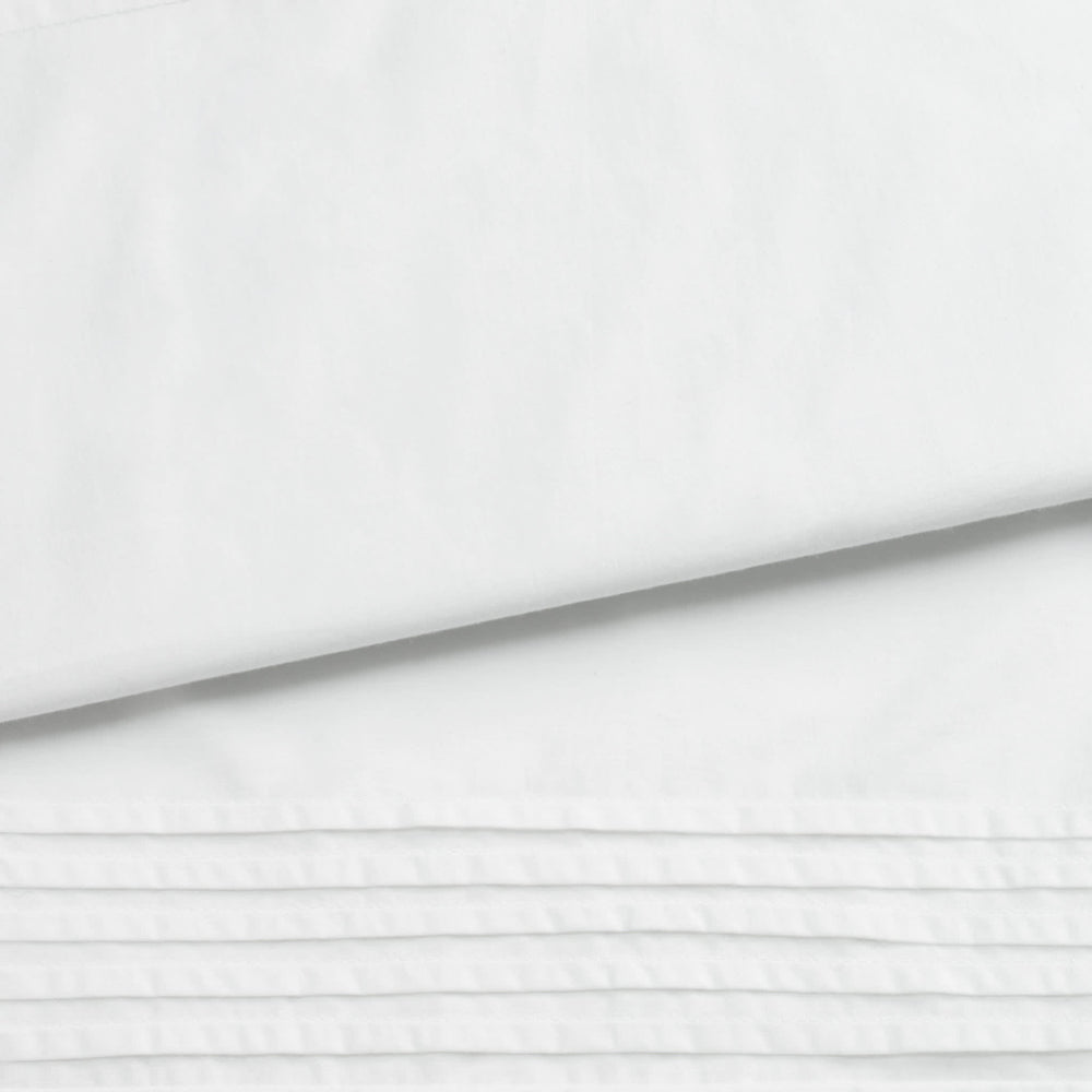 Faith Embroidered Duvet Cover | White