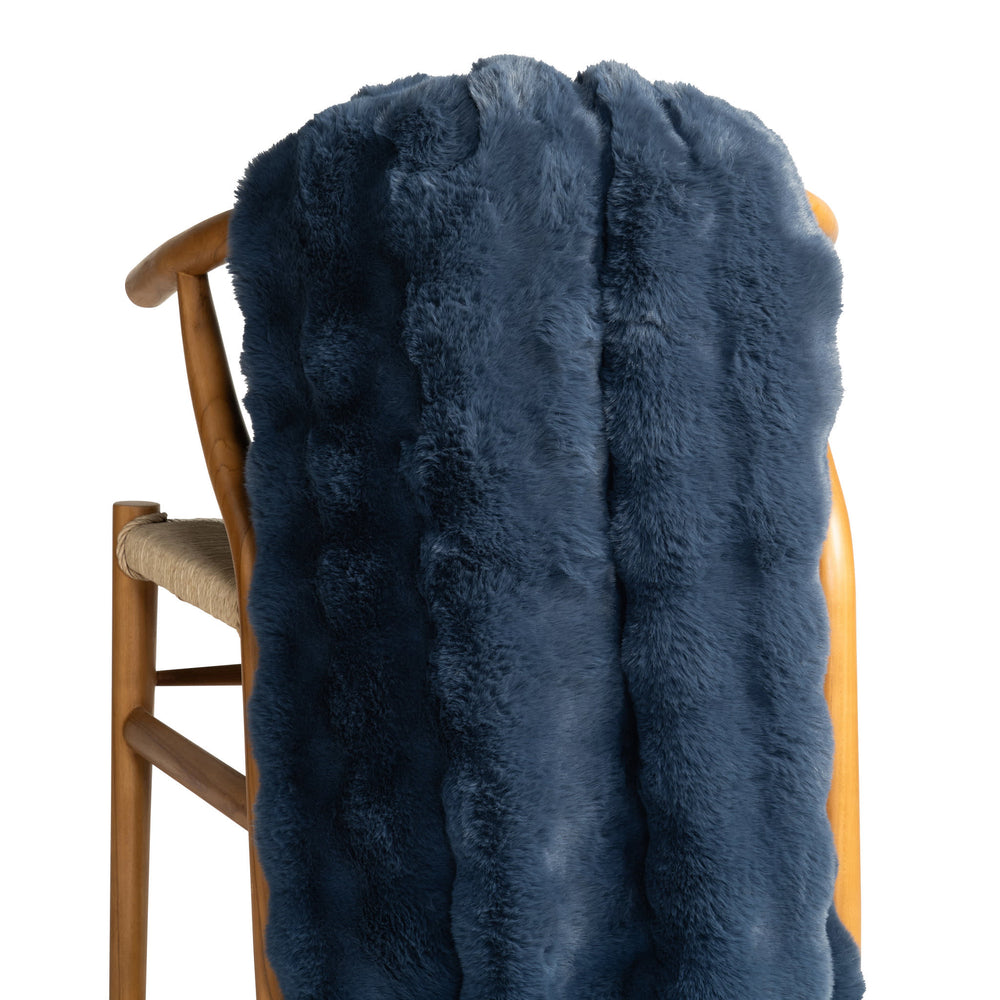 Fab Faux Throw | Navy