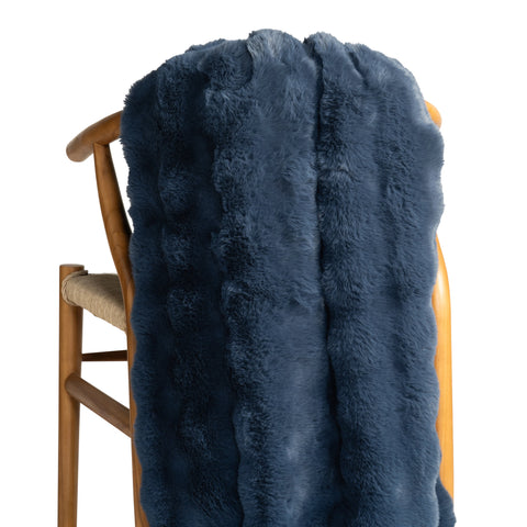 Fab Faux Throw | Navy