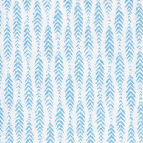 Feather Ogee Swatch | French Blue