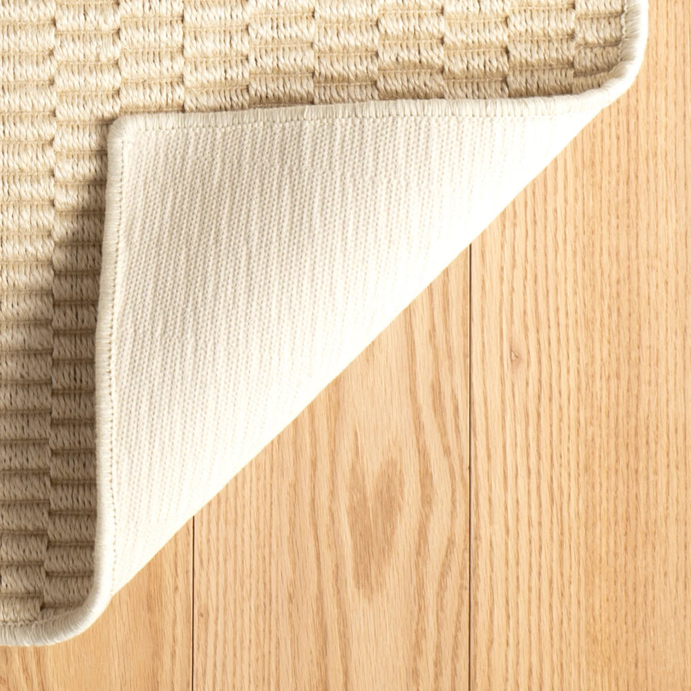 Wicker Woven Sisal Custom Rug | Sand