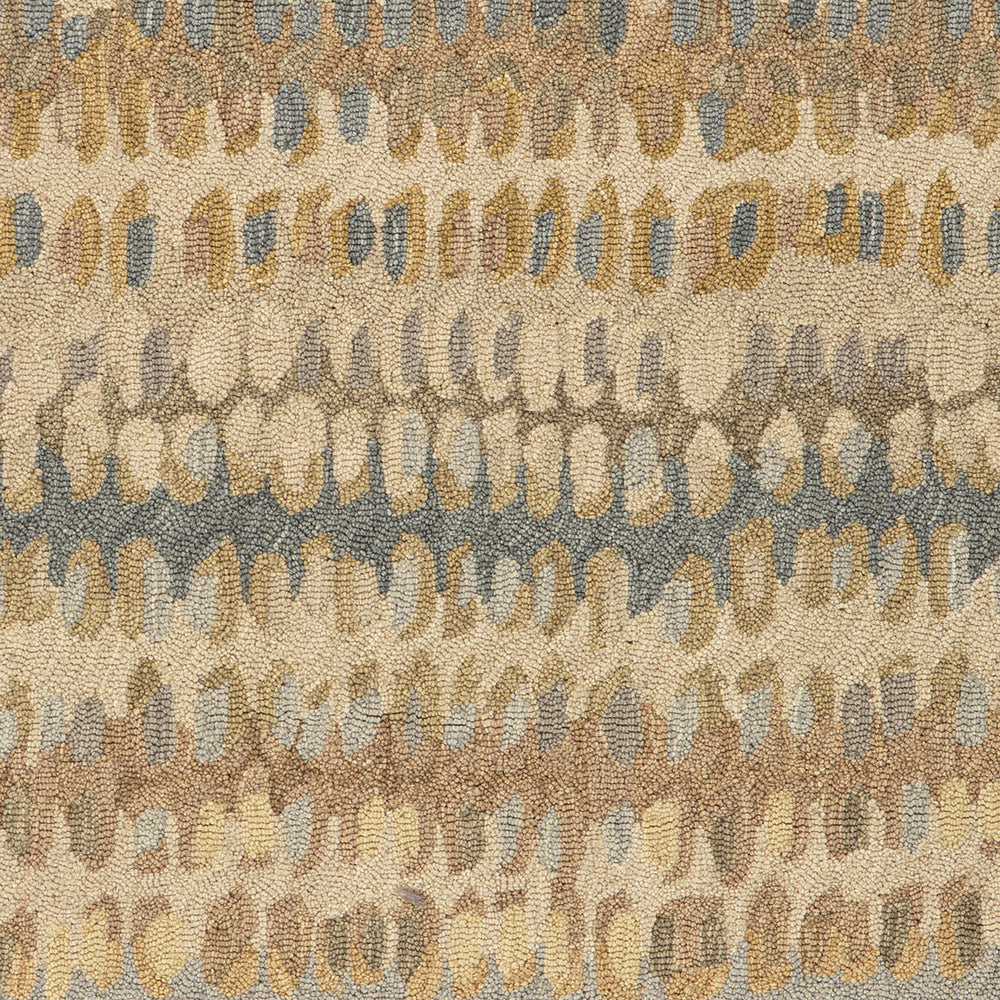 Paint Chip Hand Micro Hooked Wool Rug Swatch | Natural