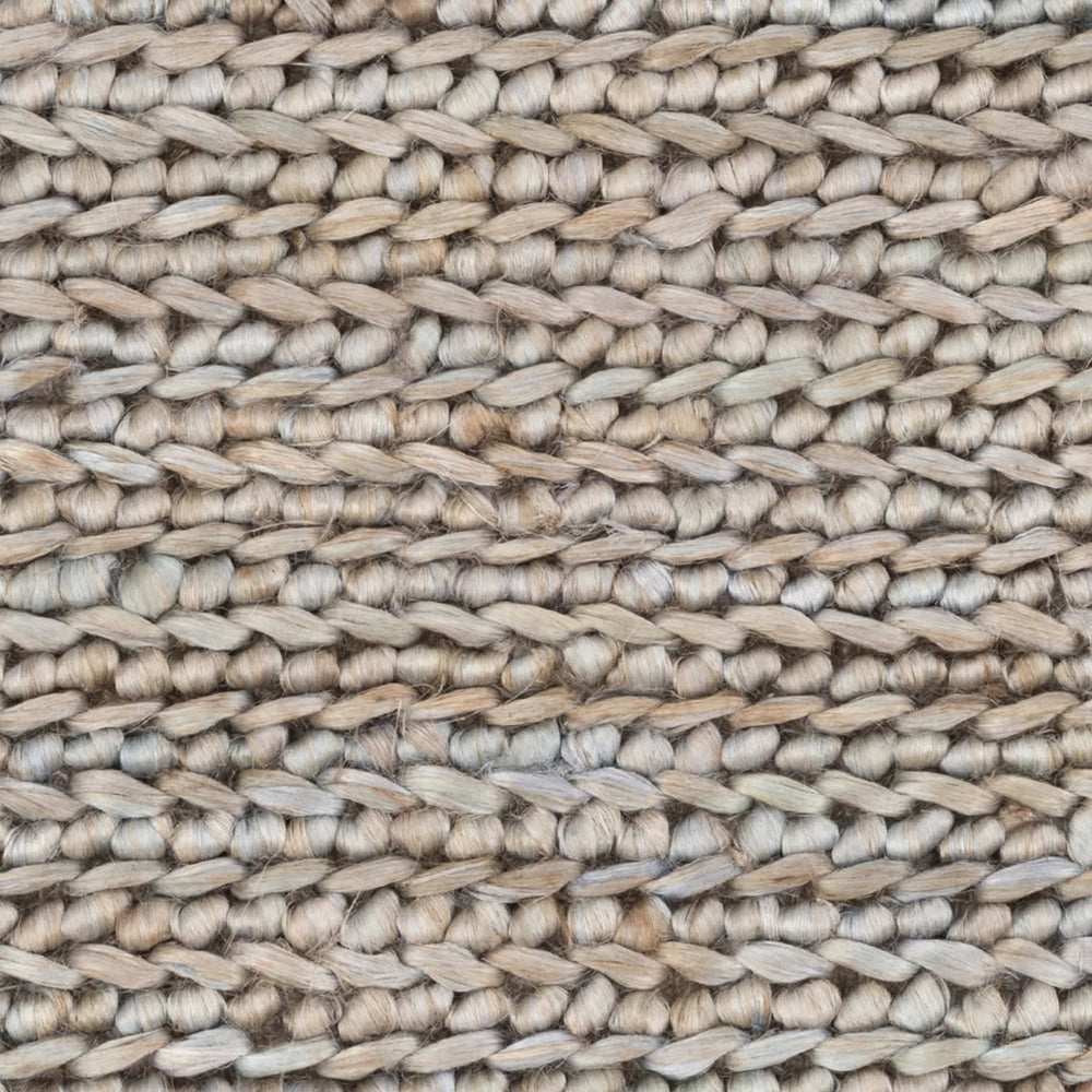 Jute Handwoven Rug Swatch | Seaglass