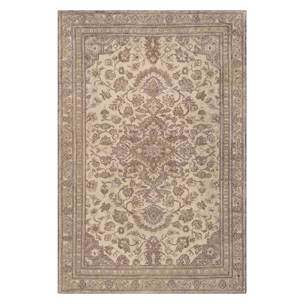 Brynne Hand Knotted Wool-Blend Rug | Rose