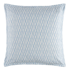 Feather Ogee Sham | French Blue