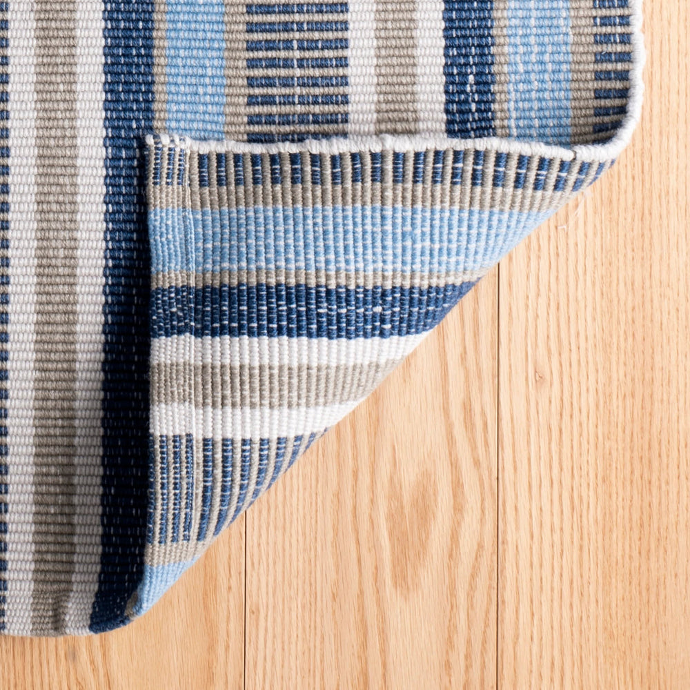 Always Greener Handwoven Indoor/Outdoor Rug | Blue/Grey