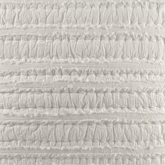 Lettie Voile Quilted Sham Swatch | Ivory