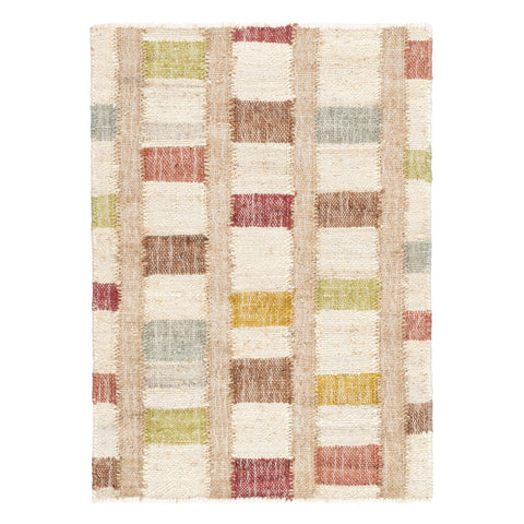 Mosaic Handwoven Jute Rug | Multi
