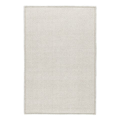 Batiste Grey Woven Wool Custom Rug