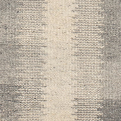 Ronan Ikat Grey Handwoven Wool Rug Swatch