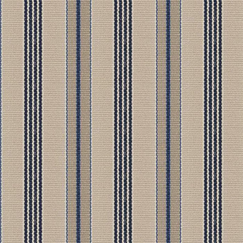 Nimes Ticking Neutral Machine Washable Rug Swatch