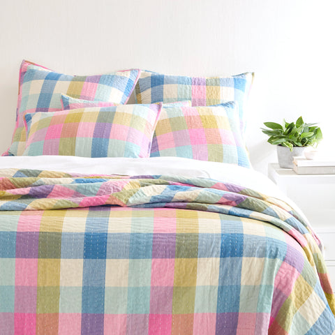 Charlette Plaid Multi Coverlet