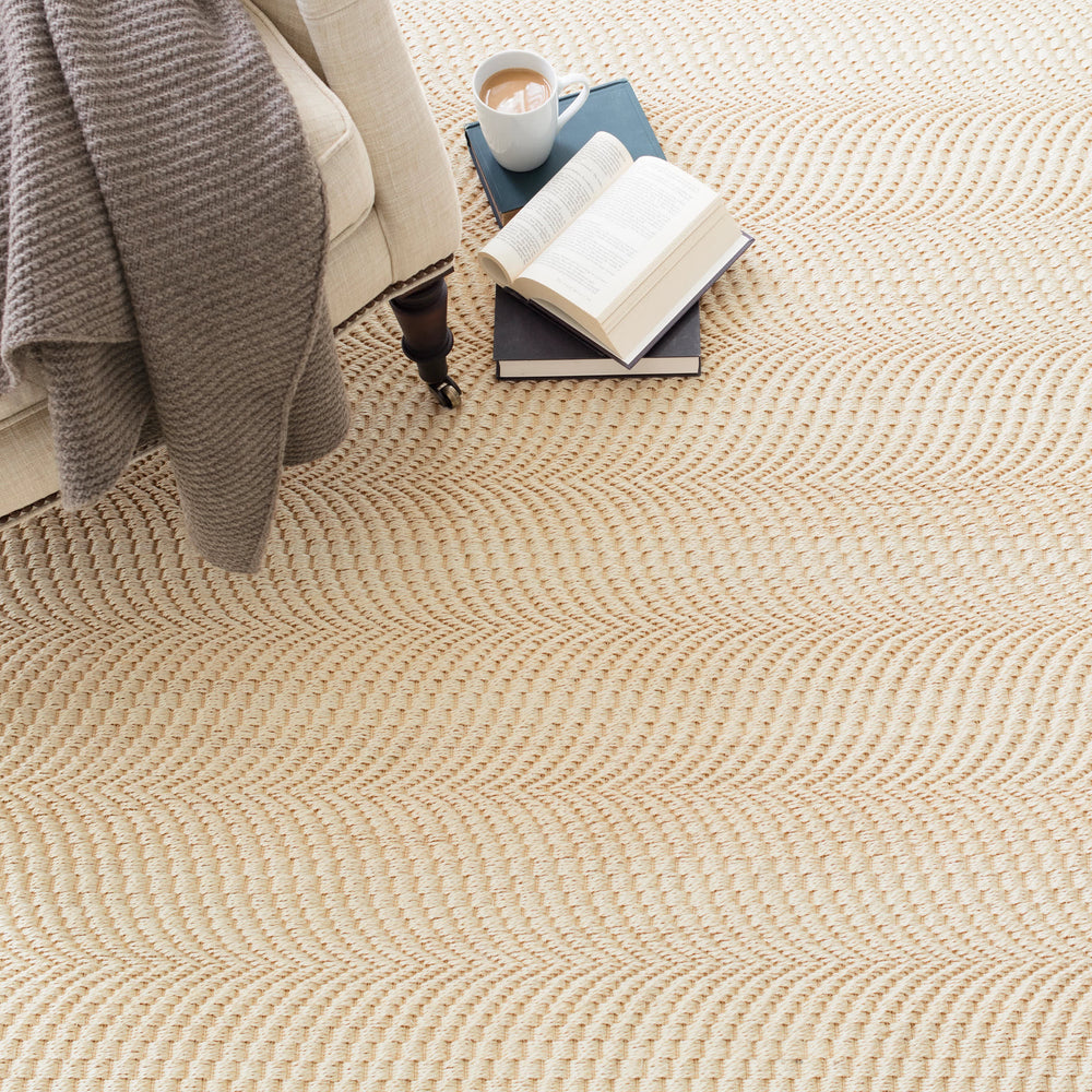 Wave Woven Sisal Rug | Sand