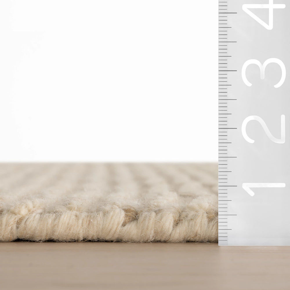 Rory Hand Loomed Wool-Blend Rug | Cream