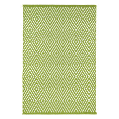 Diamond Handwoven Indoor/Outdoor Rug | Sprout/White