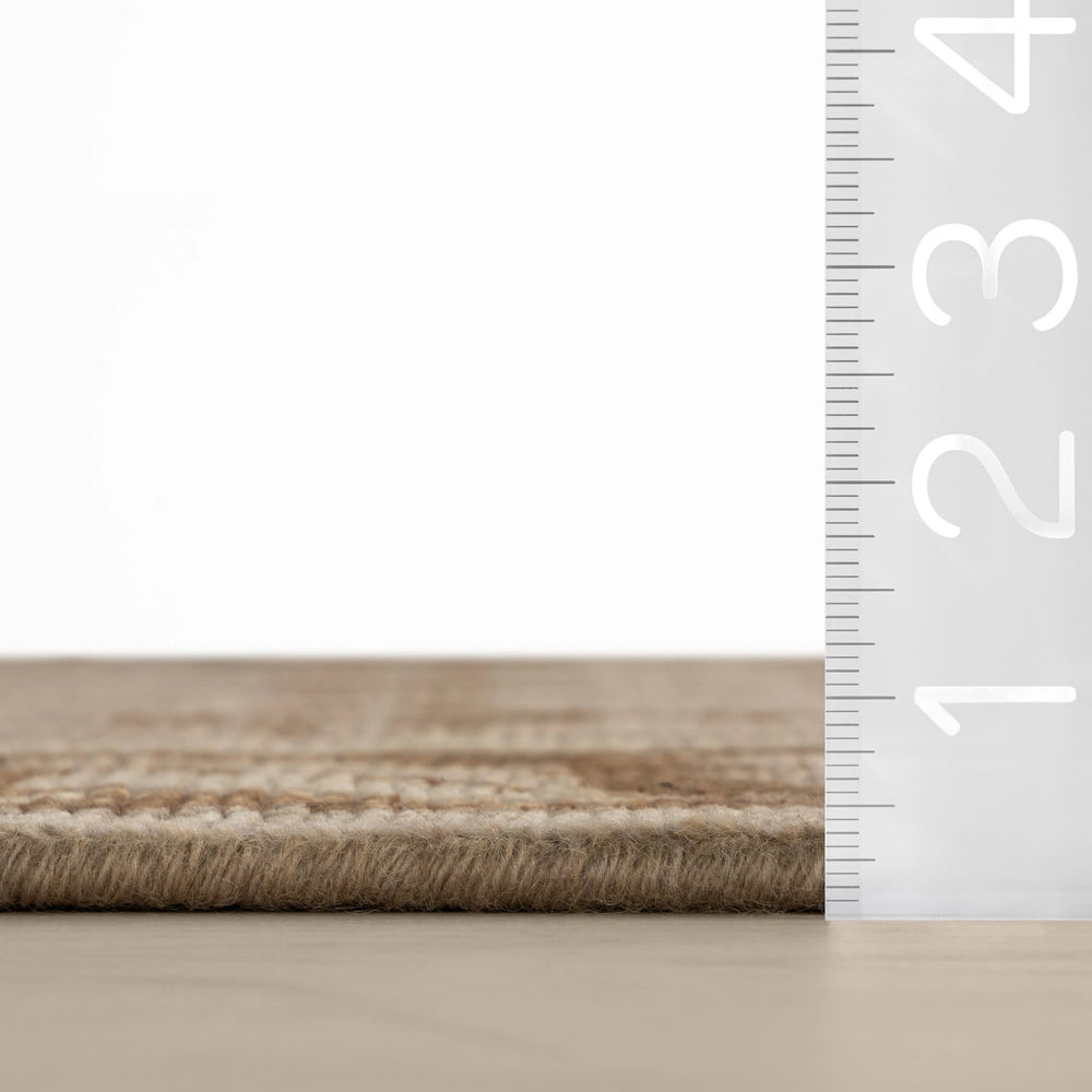 McGuire Hand Knotted Wool-Blend Rug | Sepia Brown