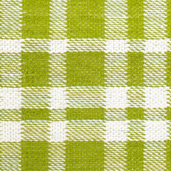 Tattersall Sprout Handwoven Indoor/Outdoor Rug Swatch