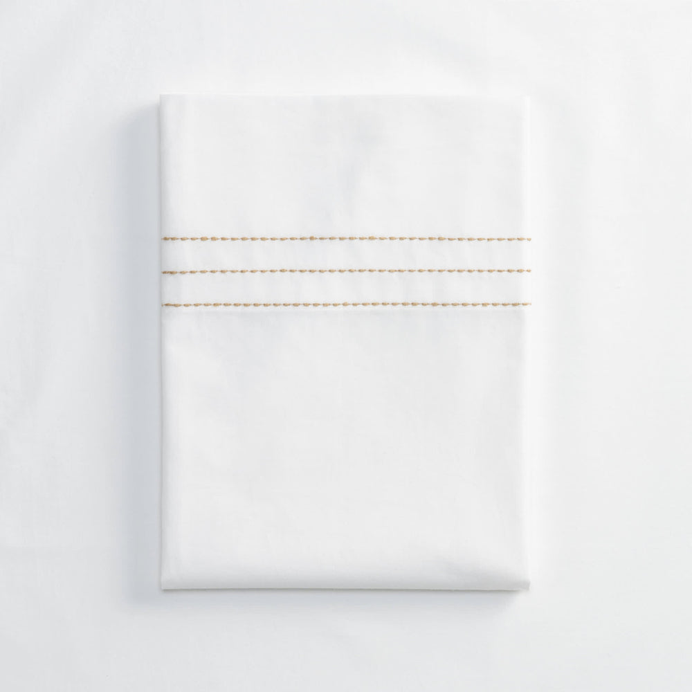 Julia Embroidered Sheet Set | Gold