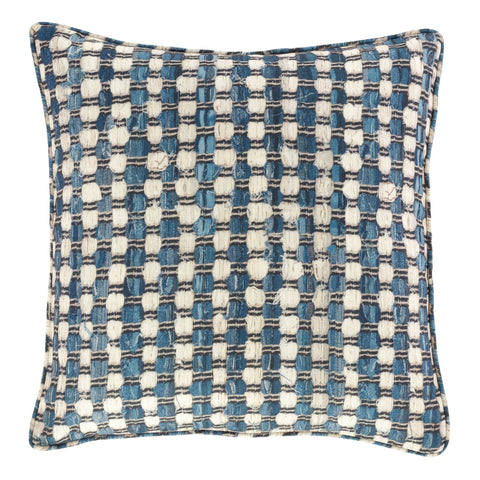 Lennon Indoor/Outdoor Decorative Pillow Cover | Blue