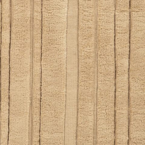 Slione Bohemian Striped Rug Swatch | Beige